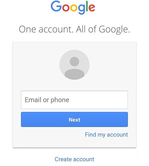 ساخت جیمیل در موبایل