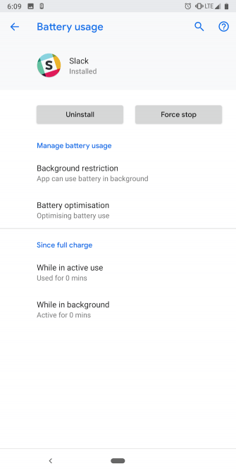 تنظیمات مصرف باتری برنامه ها در اندروید